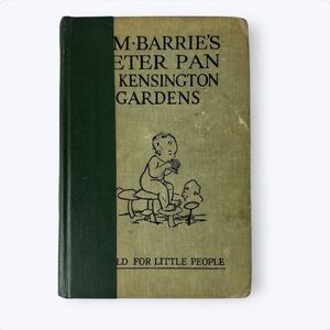 Peter Pan In Kensington Gardens HC Book JM Barrie May Byron Vintage 1958 Read